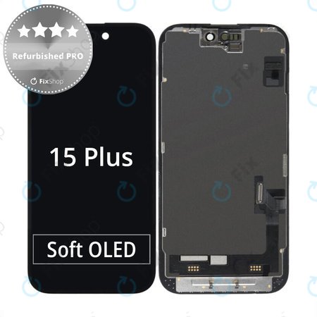 Apple iPhone 15 Plus - Ecran LCD + Sticlă Tactilă + Ramă Refurbished PRO