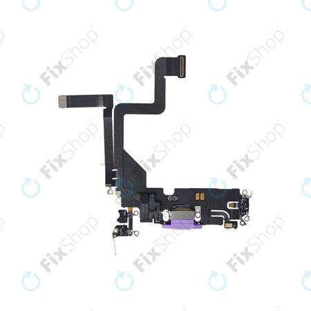 Apple iPhone 14 Pro - Conector de Încărcare + Cablu Flex (Deep Purple)