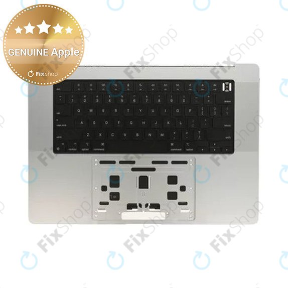Ramă superioară tastatură pentru MacBook Pro 16" A2780 (2023), cu tastatură US și baterie, Silver, 661-32190, Genuine Apple