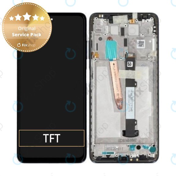Xiaomi Poco X3 NFC - Ecran LCD + Sticlă Tactilă + Ramă (Shadow Gray) - 560003J20C00 Genuine Service Pack