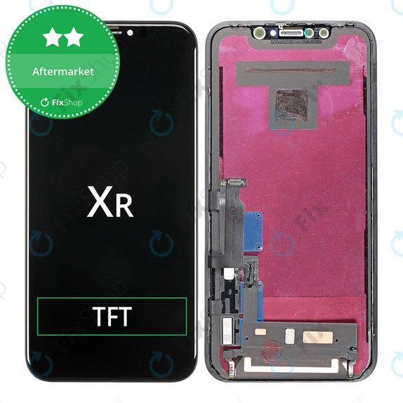 Ecran pentru iPhone XR, Sticlă tactilă cu ramă