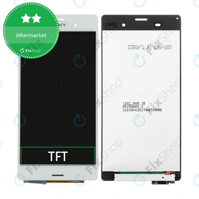 Sony Xperia Z3 D6603 - Ecran LCD + Sticlă Tactilă (White) TFT
