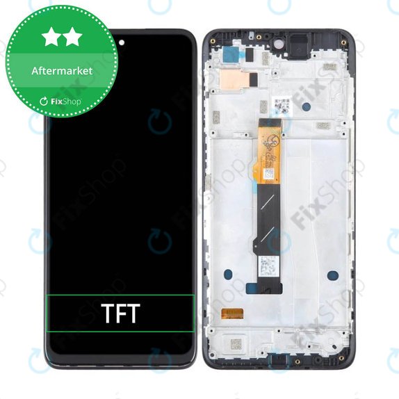 Motorola Moto G42 XT2233 - Ecran LCD + Sticlă Tactilă + Ramă (Black) TFT