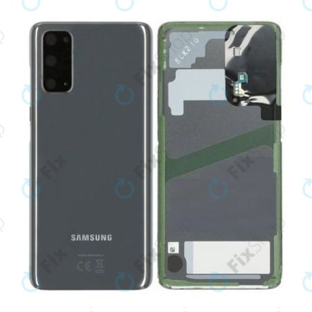 Samsung Galaxy S20 G980F - Carcasă Baterie (Cosmic Grey) - GH82-22068A, GH82-21576A Genuine Service Pack