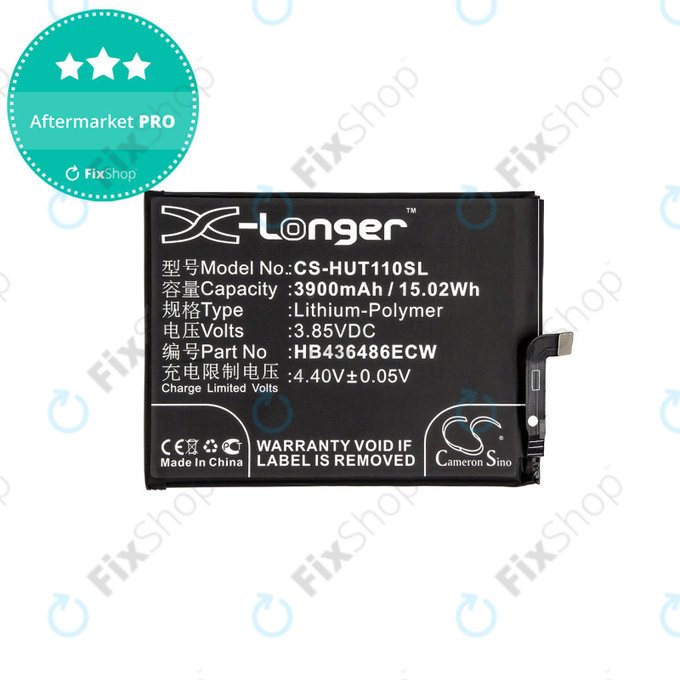 Huawei Mate 10 Lite, Mate 10 Pro, Mate 20, Nova 2i, P20 Pro, Honor View 20 - Baterie HB436486ECW 3900mAh HQ