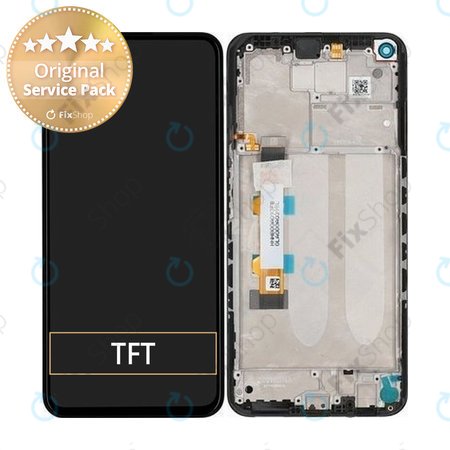 Xiaomi Redmi Note 9T 5G - Ecran LCD + Sticlă Tactilă + Ramă (Nightfall Black) - 5600030J2200 Genuine Service Pack