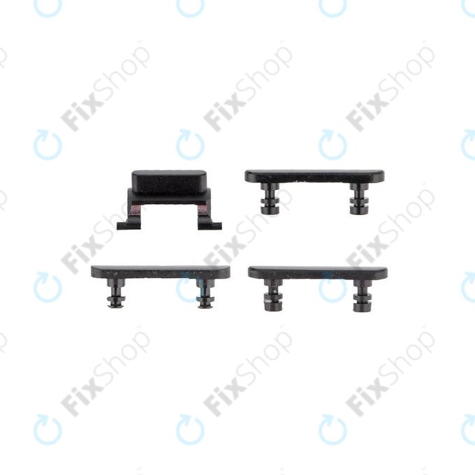 Apple iPhone 7 - Set Butoane Volum + Pornire + Modul Silen?ios (Black)