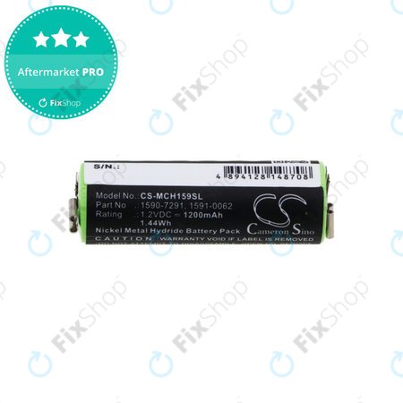 Baterie pentru Moser Chromini 1591, Ermila Bella 1590, 1200mAh, Ni-MH, 1.2V, 1590-7291, HQ