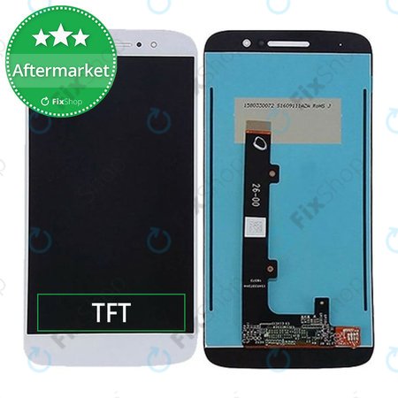 Motorola Moto M XT1663 - Ecran LCD + Sticlă Tactilă (White) TFT