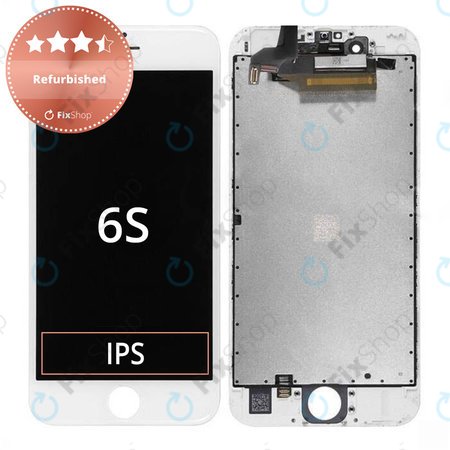 Apple iPhone 6S - Ecran LCD + Sticlă Tactilă + Ramă (White) Refurbished