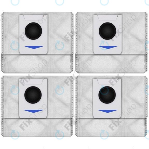 Sac de praf, 4 buc., Antibacterian și eliminarea mirosurilor pentru Ecovacs Deebot T-series, X-series