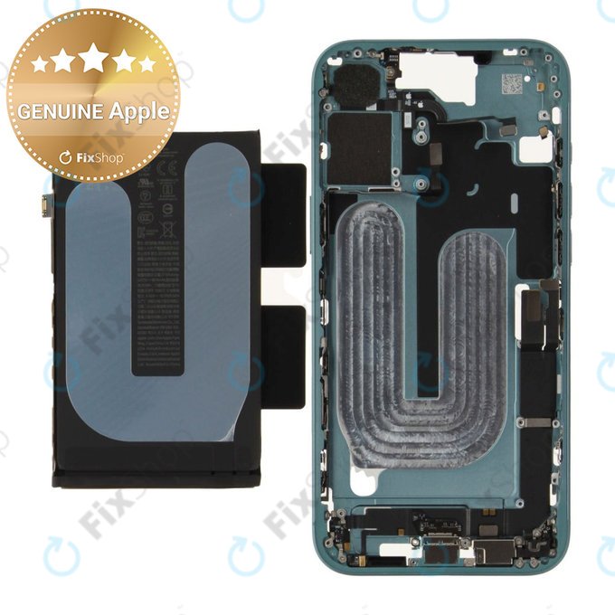 Ramă Mijlocie cu Baterie iPhone 16 Plus | Green | ZD076-00688 | Genuine Apple