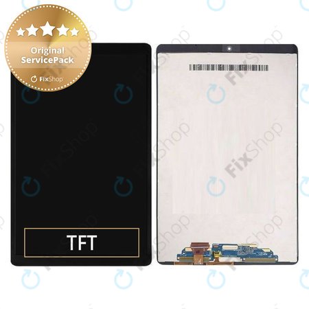Samsung Galaxy Tab A 10.1 (2019) T510, T515 - Ecran LCD + Sticlă Tactilă (Black) - GH82-19563A, GH82-19850A Genuine Service Pack