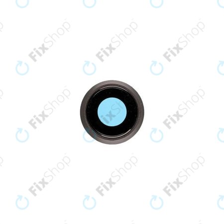 Apple iPhone 8, SE (2020), SE (2022) - Ramă + Sticlă Cameră Spate (Space Gray, Black)