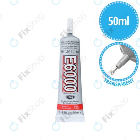 Lipici Adeziv E6000 - 50ml (Transparentă)