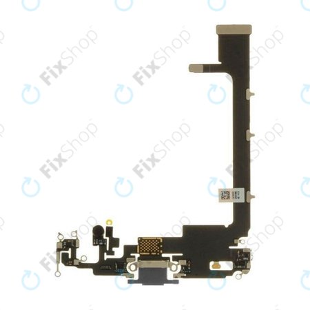 Apple iPhone 11 Pro Max - Conector de Încărcare (fără Chip IC) + Cablu Flex (Space Gray)
