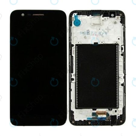 LG K10 M250N (2017) - Ecran LCD + Sticlă Tactilă + Ramă (Argintiu)