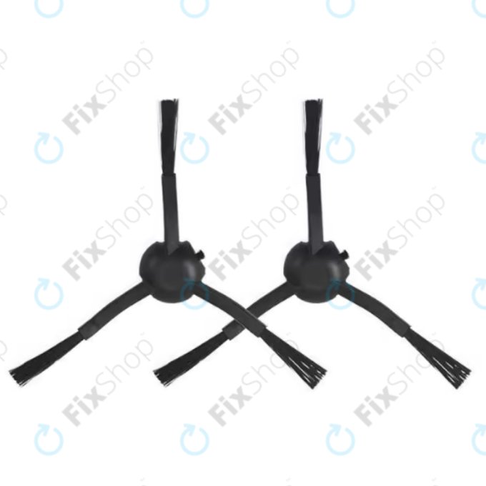 Perie laterală, 2 buc., Negru pentru Xiaomi Mi Robot Vacuum S20+, S10+, X20+, X10+