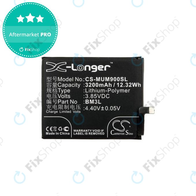 Xiaomi Mi 9 - Baterie BM3L 3200mAh HQ
