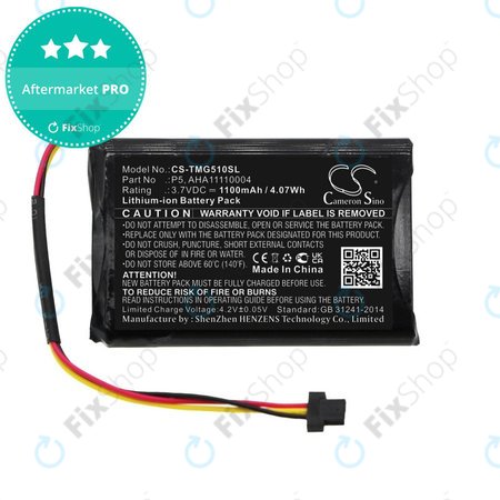 Baterie pentru TomTom Go 510, 1100mAh, Li-Ion, 3.7V, AHA11110004, HQ