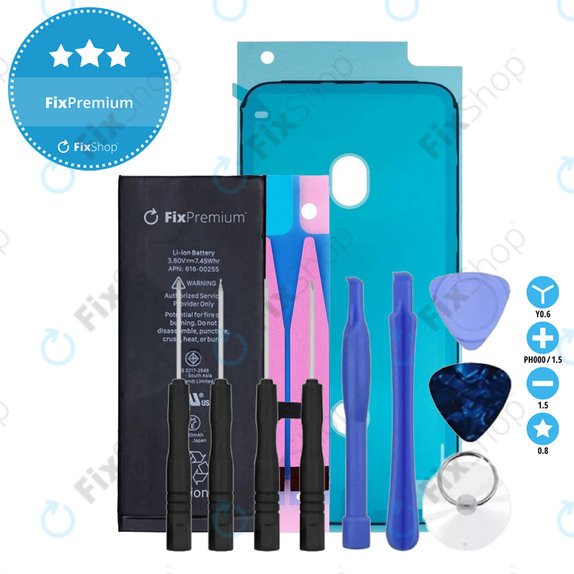 Baterie pentru iPhone 7, 1960mAh, Adeziv (Adhesive), Unelte, FixPremium