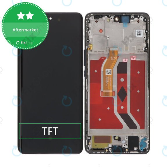 Honor Magic6 Lite - Ecran LCD + Sticlă Tactilă + Ramă (Midnight Black) TFT
