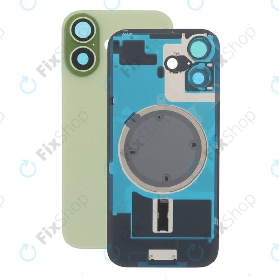 Apple iPhone 17 - Sticlă pentru carcasa din spate cu piese mici (Sage)