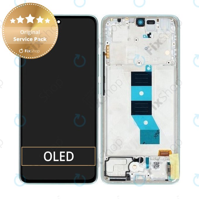 Xiaomi Redmi Note 14 5G 24094RAD4G - Ecran LCD + Sticlă Tactilă + Ramă (Coral Green) - 56001800O1700 Genuine Service Pack