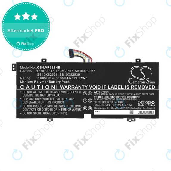 Baterie pentru Lenovo IdeaPad 3, Duet 3, 3850mAh, Li-Pol, 7.68V, L19C2PD7, HQ