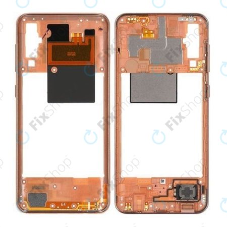 Samsung Galaxy A50 A505F - Ramă Mijlocie (Coral) - GH97-23209D Genuine Service Pack