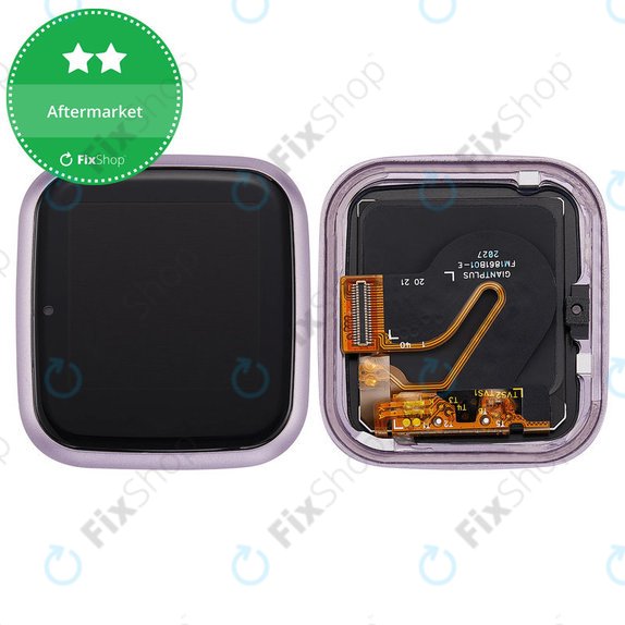Ecran LCD + sticlă tactilă + ramă (Orchid) pentru Garmin Venu SQ