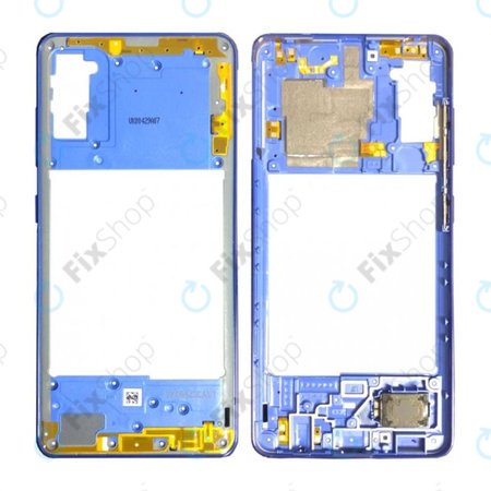 Samsung Galaxy A41 A415F - Ramă Mijlocie (Prism Crush Albastru) - GH98-45511D Genuine Service Pack
