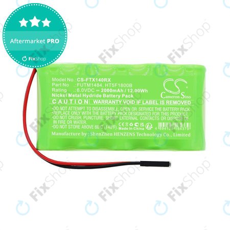 Baterie pentru Futaba 14SG, 4PKS, 2000mAh, Ni-MH, 6V, FUTM1484, HQ