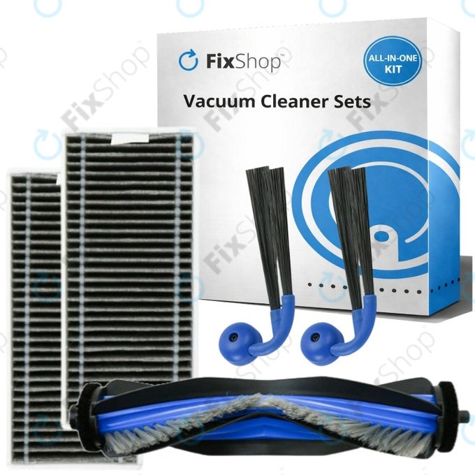 Set de piese de schimb pentru Ecovacs Deebot X9 Pro Omni (1x Perie principală, 2x Filter, 2x Perie laterală)