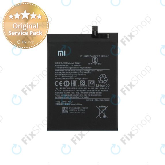 Xiaomi Poco F3 - Baterie BM4Y 4520mAh - 460200005B5S Genuine Service Pack