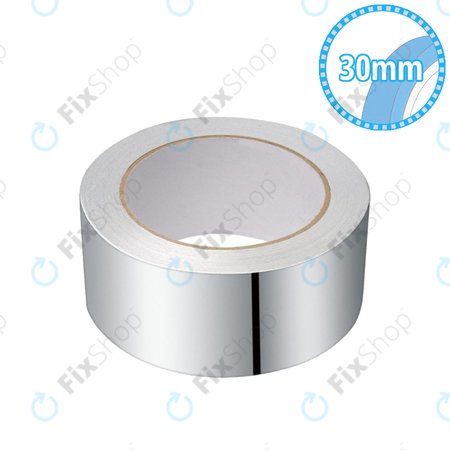 Bandă de aluminiu rezistentă la căldură (EMI/RFI) - 30mm x 25m