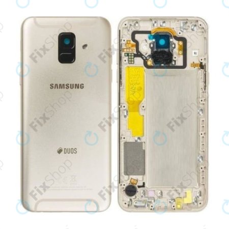 Samsung Galaxy A6 A600 (2018) - Carcasă Baterie (Gold) - GH82-16423D Genuine Service Pack