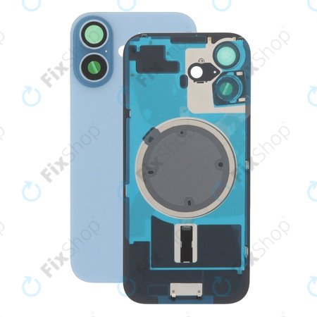 Apple iPhone 17 - Sticlă pentru carcasa din spate cu piese mici (Mist Blue)