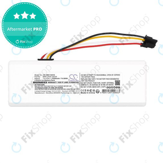 Baterie pentru Xiaomi Dreame MC1808, Roborock 1C, 5200mAh, Li-Ion, 14.4V, BRR-2P4S-2600S, HQ