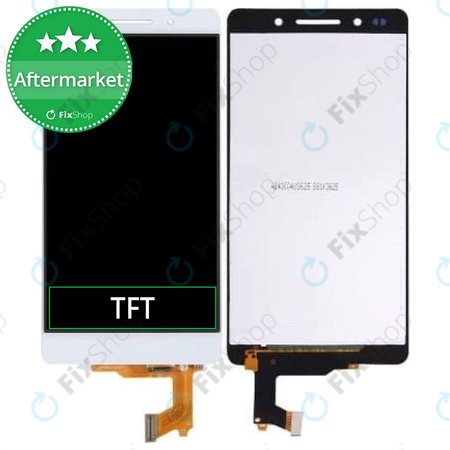 Huawei Honor 7 - Ecran LCD + Sticlă Tactilă (White) TFT