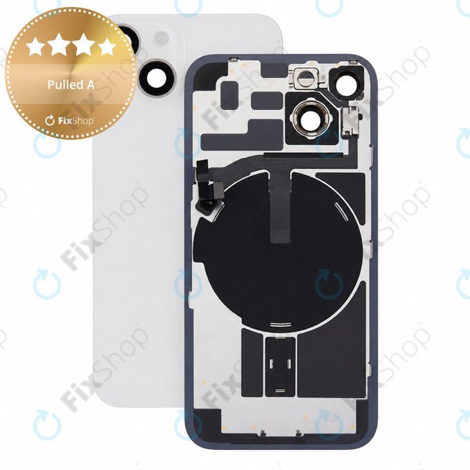 Sticlă carcasă spate pentru iPhone 14, Starlight, Pulled A