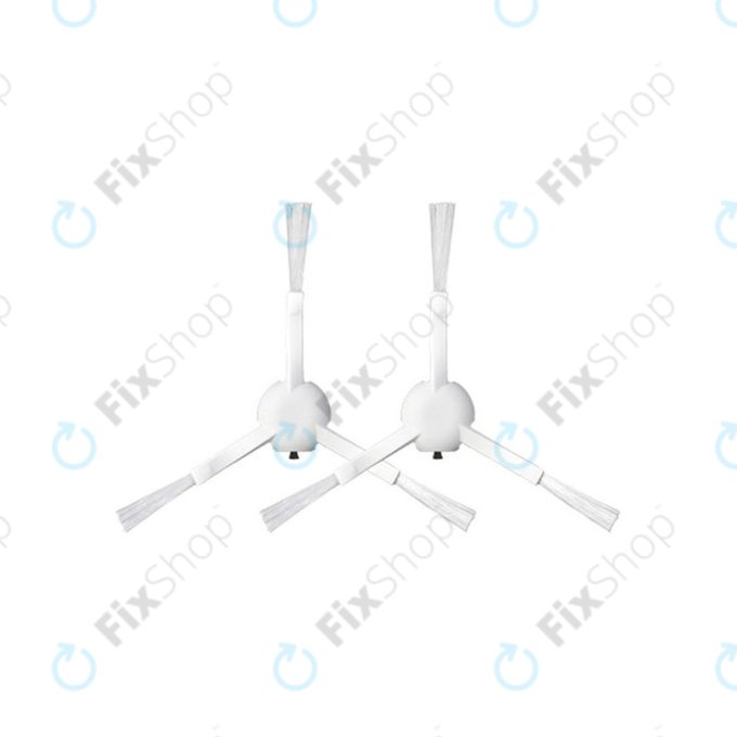 Xiaomi Dreame L10 Pro, D9, D9 Max, D9 Pro, F9, Mi Robot Vacuum Mop (Mijia 1C), 2 (Mijia 2C), 2 Pro+ (Mijia 1T), 2 Ultra, Trouver Roboter LDS - Perie laterală (Alb) - 2buc