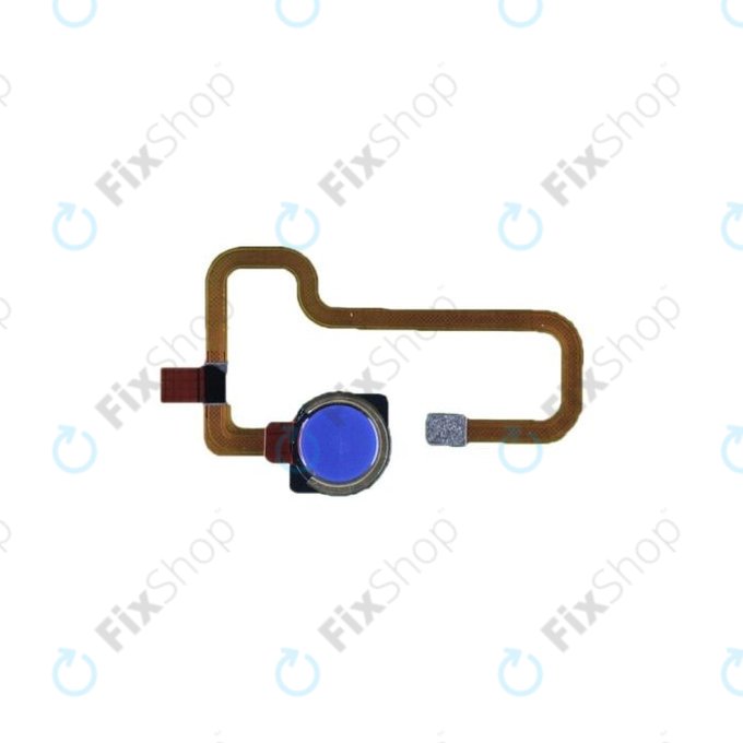 Xiaomi Redmi Note 8T - Senzor de Amprentă Deget + Cablu Flex (Starspace Blue) - 49020000035E Genuine Service Pack