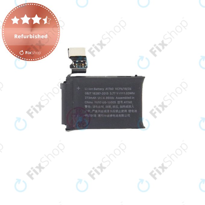 Apple Watch 2 38mm - Baterie A1760 273mAh Refurbished
