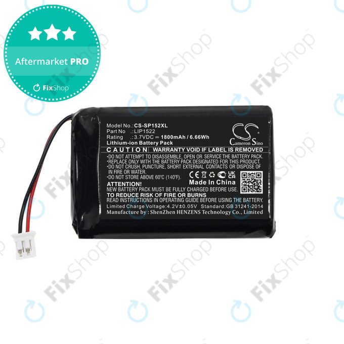 Baterie pentru Sony Dualshock 4 Wireless Controller, 1800mAh, Li-Ion, 3.7V, LIP1522, HQ
