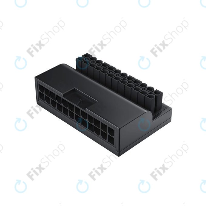 Adaptor de alimentare ATX 24 pini la 90° pentru placa de bază