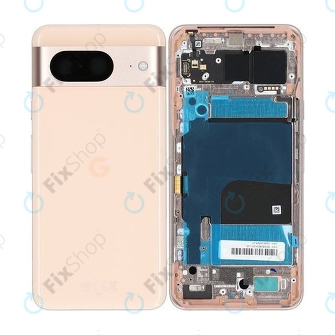 Google Pixel 8 GKWS6 G9BQD - Carcasă Baterie (Rose) - G949-00565-01 Genuine Service Pack