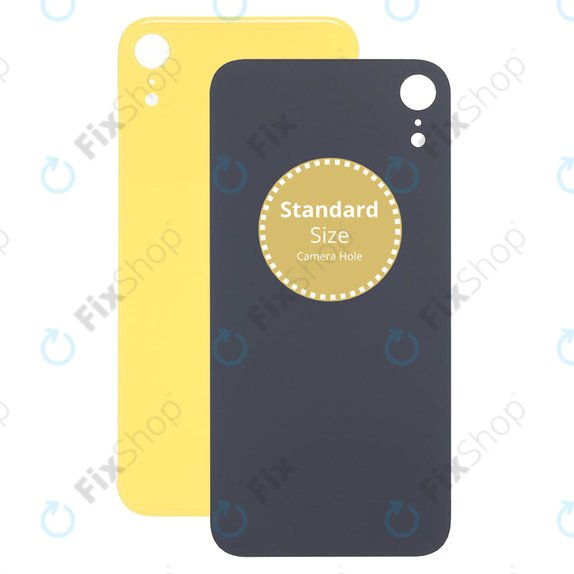 Apple iPhone XR - Sticlă Carcasă Spate (Yellow)
