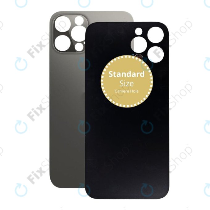 Apple iPhone 12 Pro - Sticlă Carcasă Spate (Graphite)