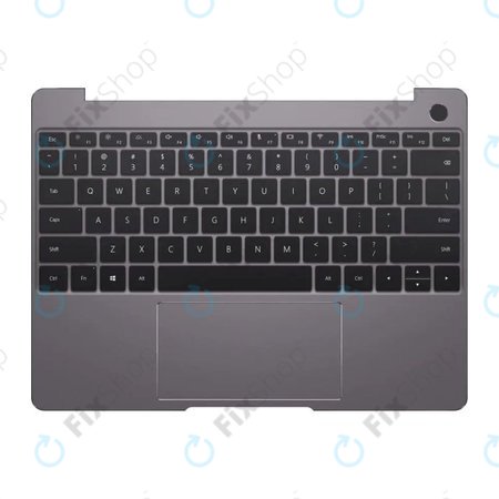Huawei MateBook 13 2020 - Carcasă C (Armrest) + Tastatură + Touchpad (Space Gray)  - 02353MAW